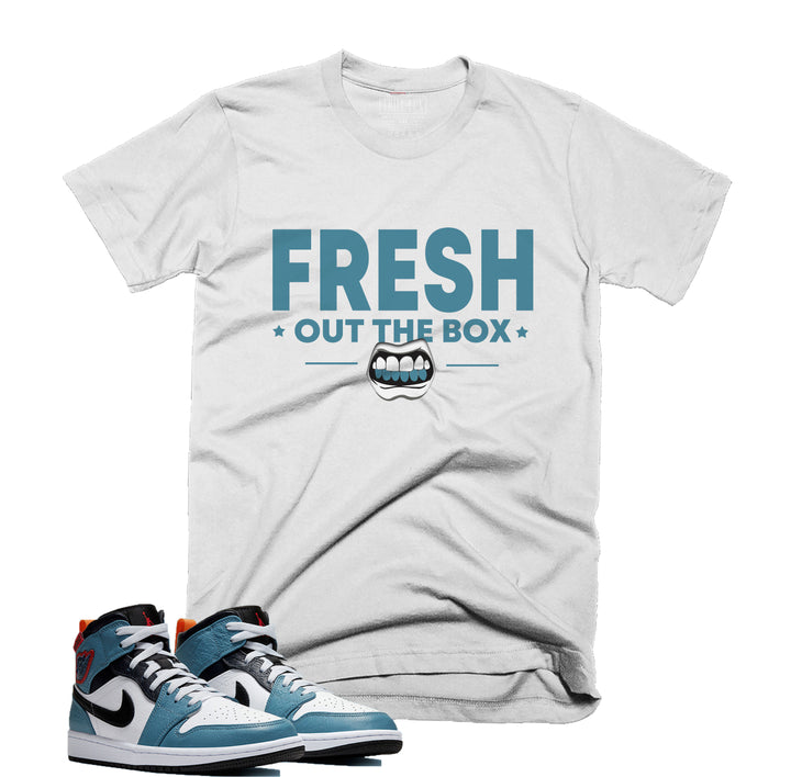 Trill Fresh Out The Box Tee | Retro Air jordan 1 mid fearless facetasm inspired T-shirt |