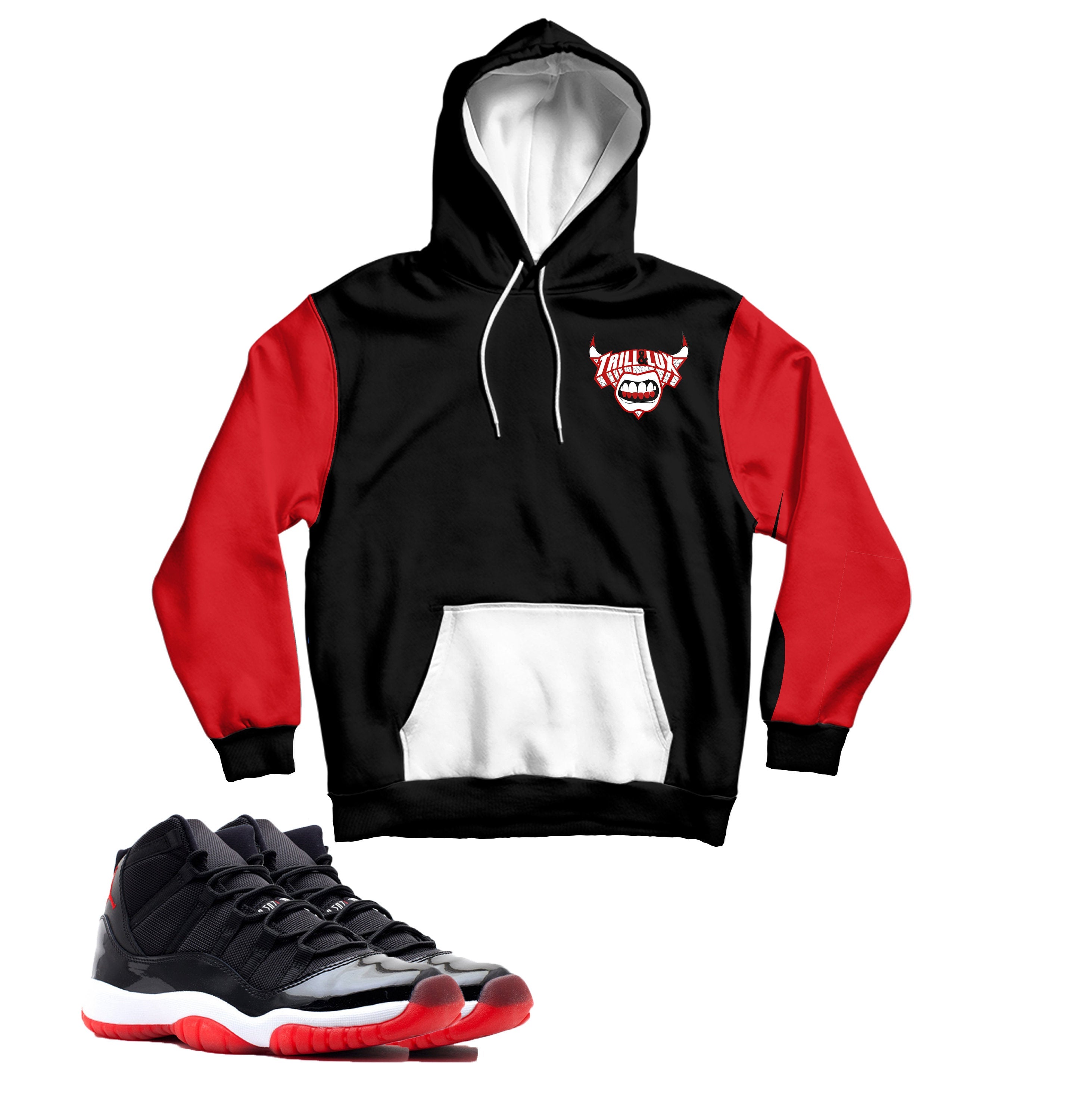 bred 11 matching hoodie