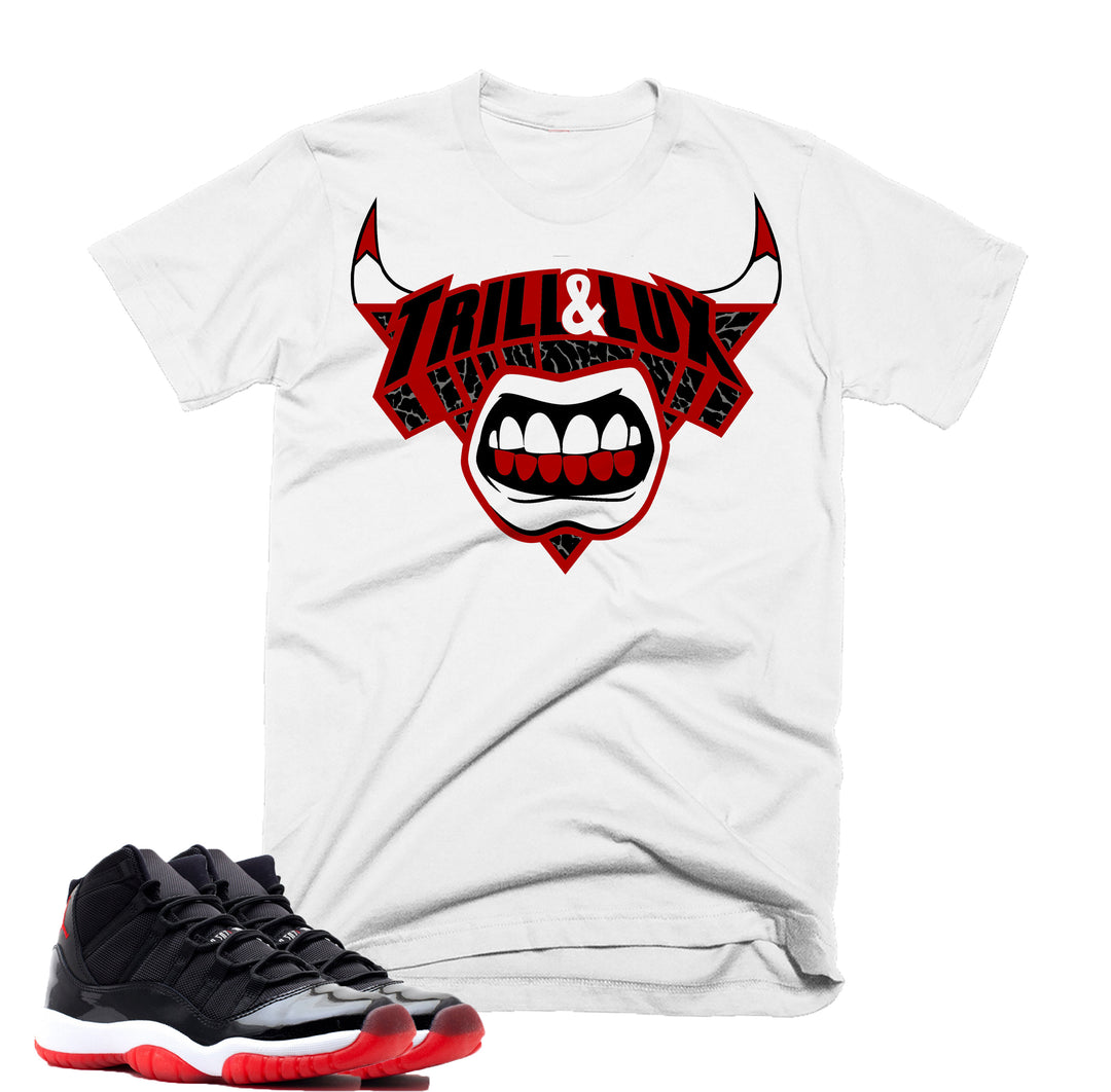 Trill and Lux | Bulls |Retro Air jordan 11 inspired T-shirt | Tee |