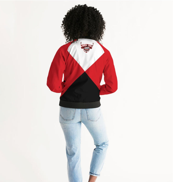 Trill and Lux |  Air jordan 11 Bred Inspired | Women 23 Bomer Jacket |