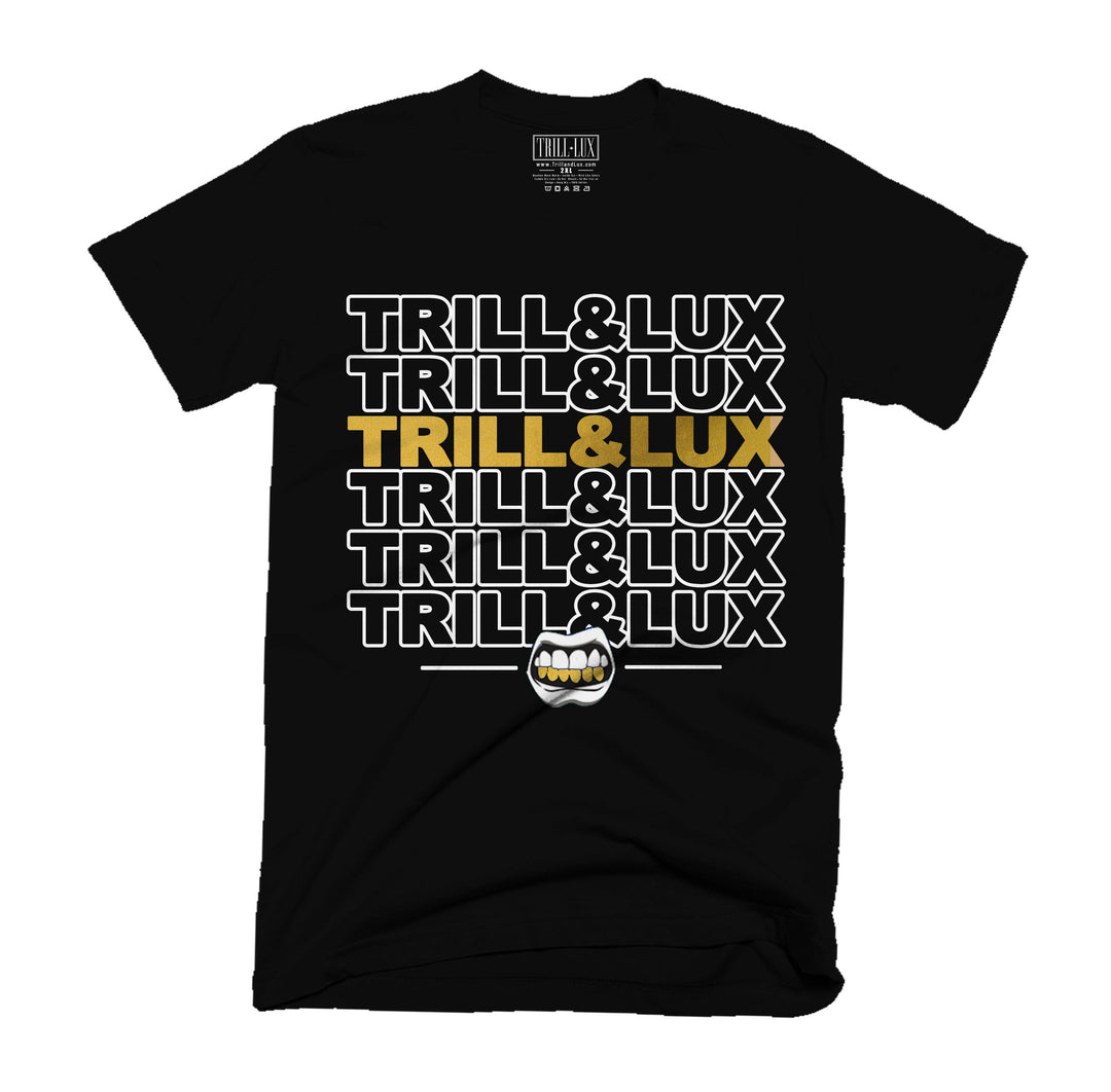 Trill Gang Tee | Retro Jordan 12 Reverse Taxi Colorblock T-shirt