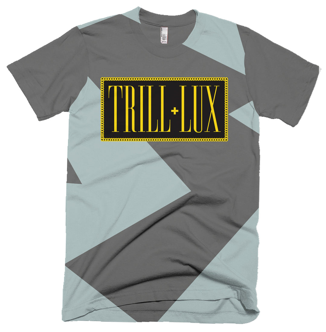 Trill & Lux Fragment Tee | Retro Jordan 8 N7 Pendleton  Colorblock T-shirt |