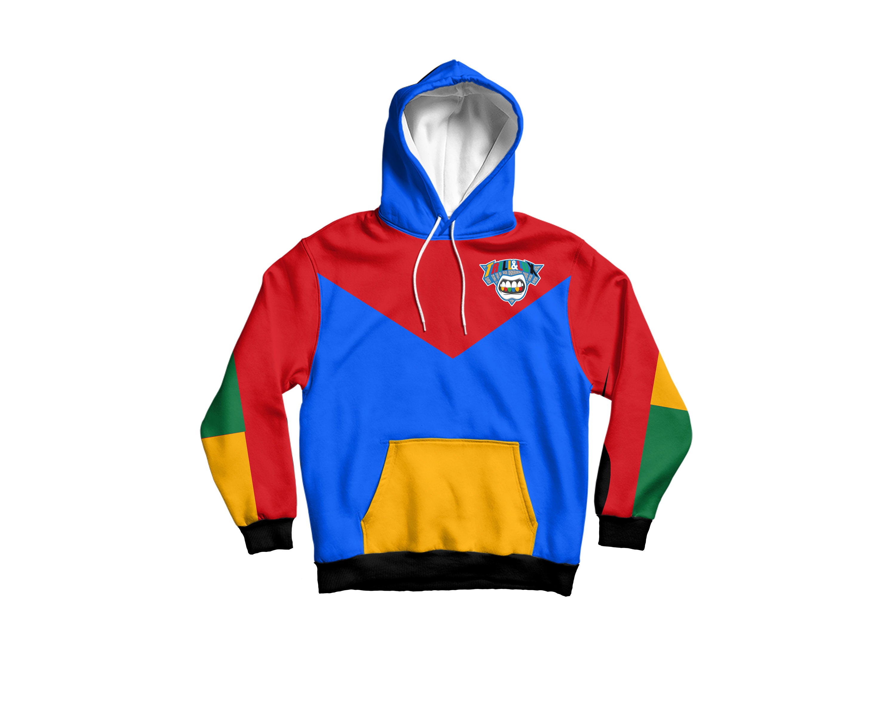 Trill Fearless Hoodie Retro Jordan 1 Colorblock Hoodie Blue the Gr Trill Lux