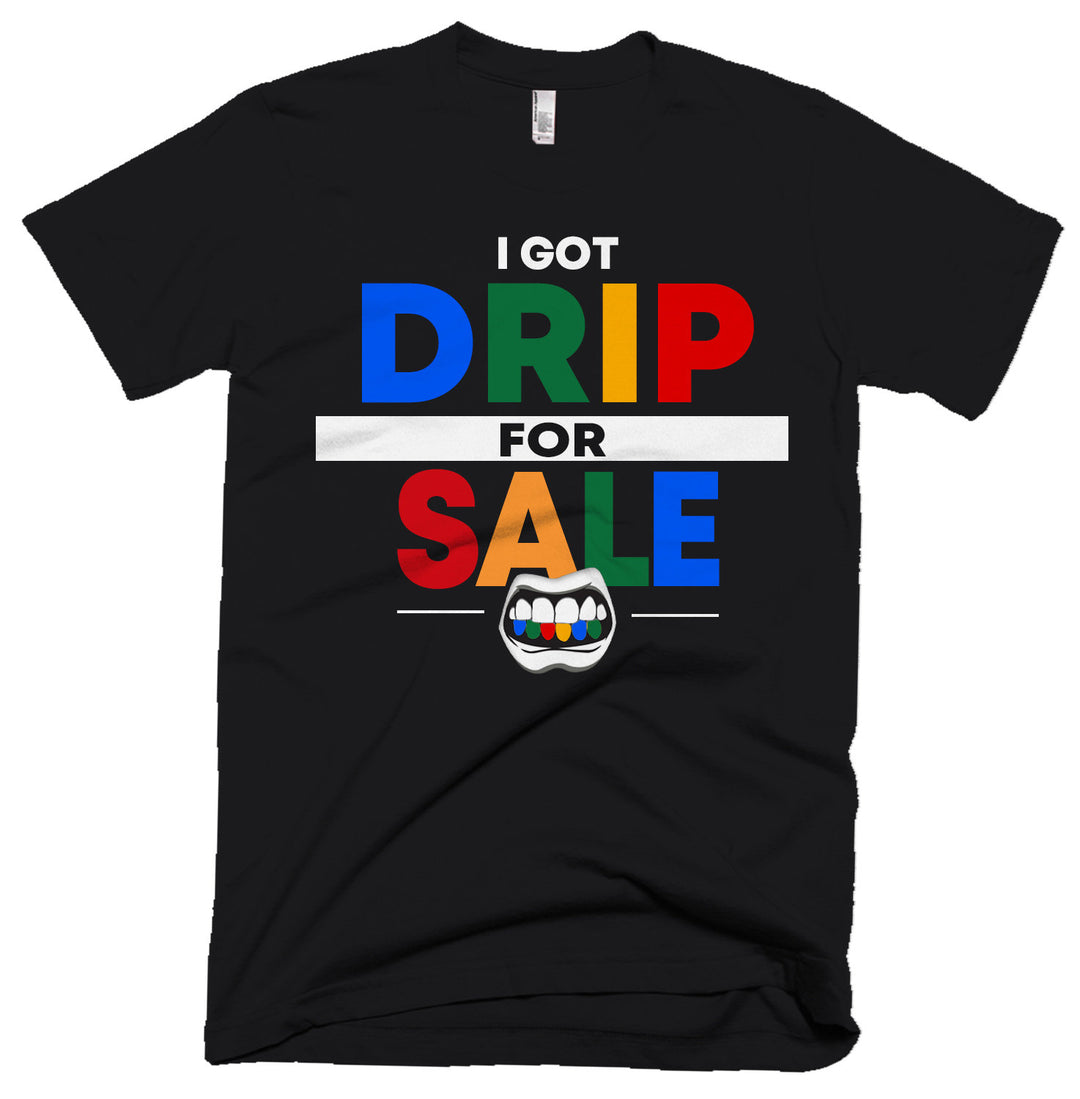 I Got Drip For Sale Tee | Retro Jordan 1 Fearless Blue The Great Colorblock T-shirt