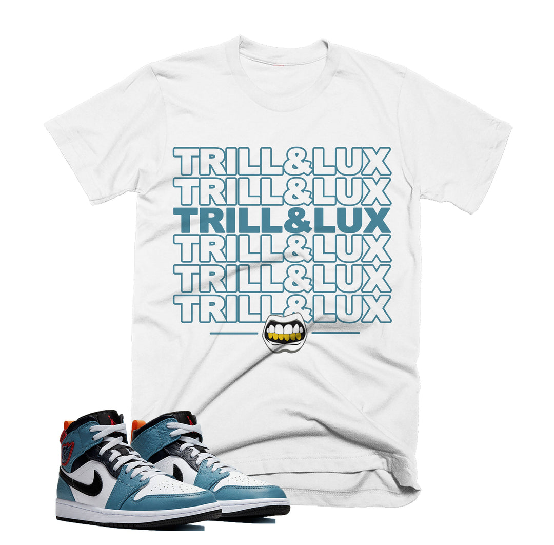 Trill Gang | Retro Air jordan 1 mid fearless facetasm inspired T-shirt |