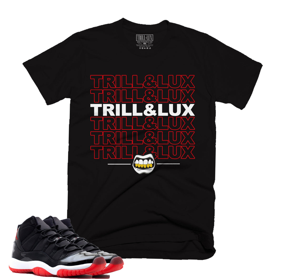 Trill and Lux Gang | Retro Air jordan 11 inspired T-shirt | Tee | Designed to Match Air Jordan XI Sneakers