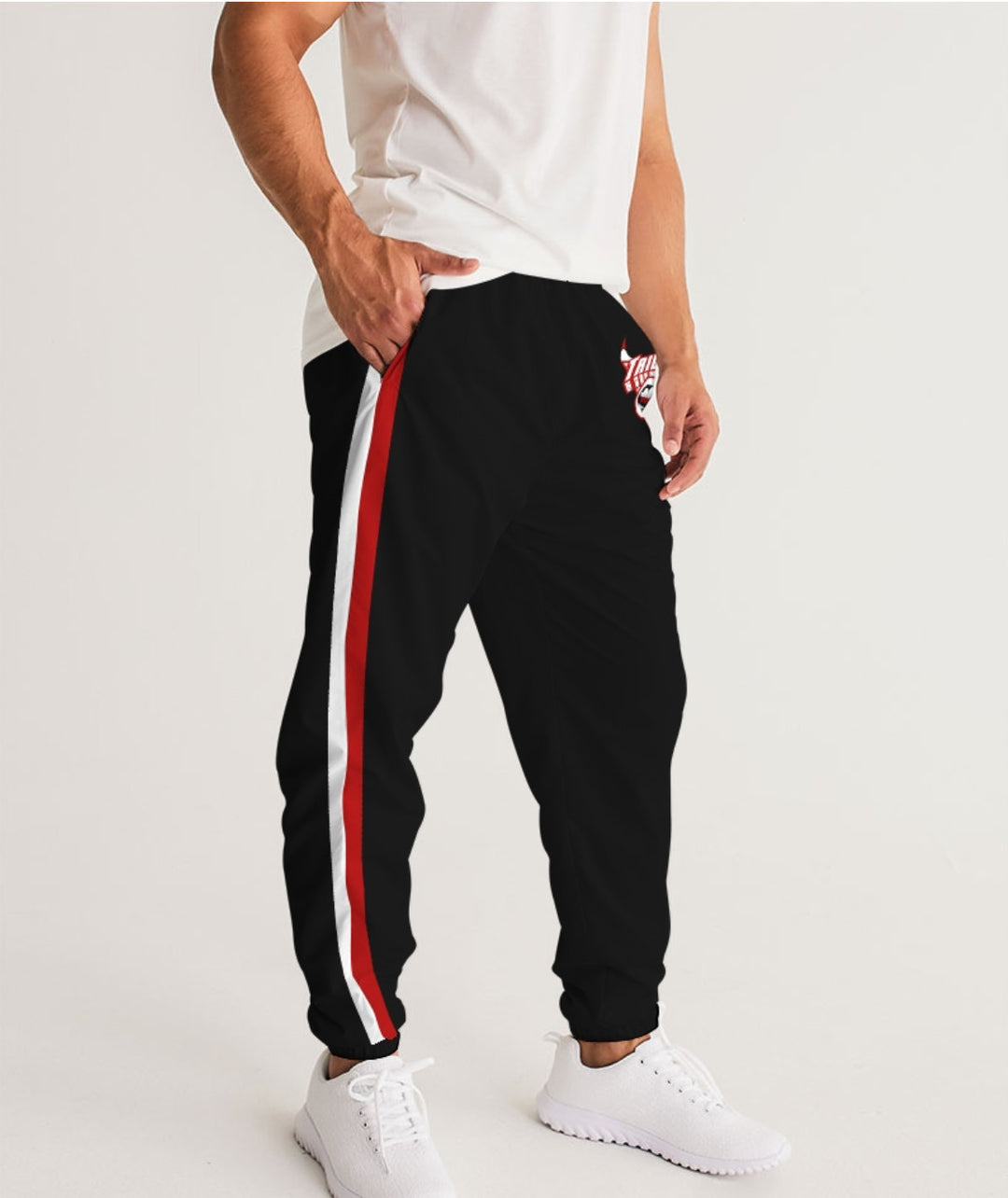 Trill and Lux | Air jordan 11 Bred Colorblock Inspired | Track Pants | XI | Black