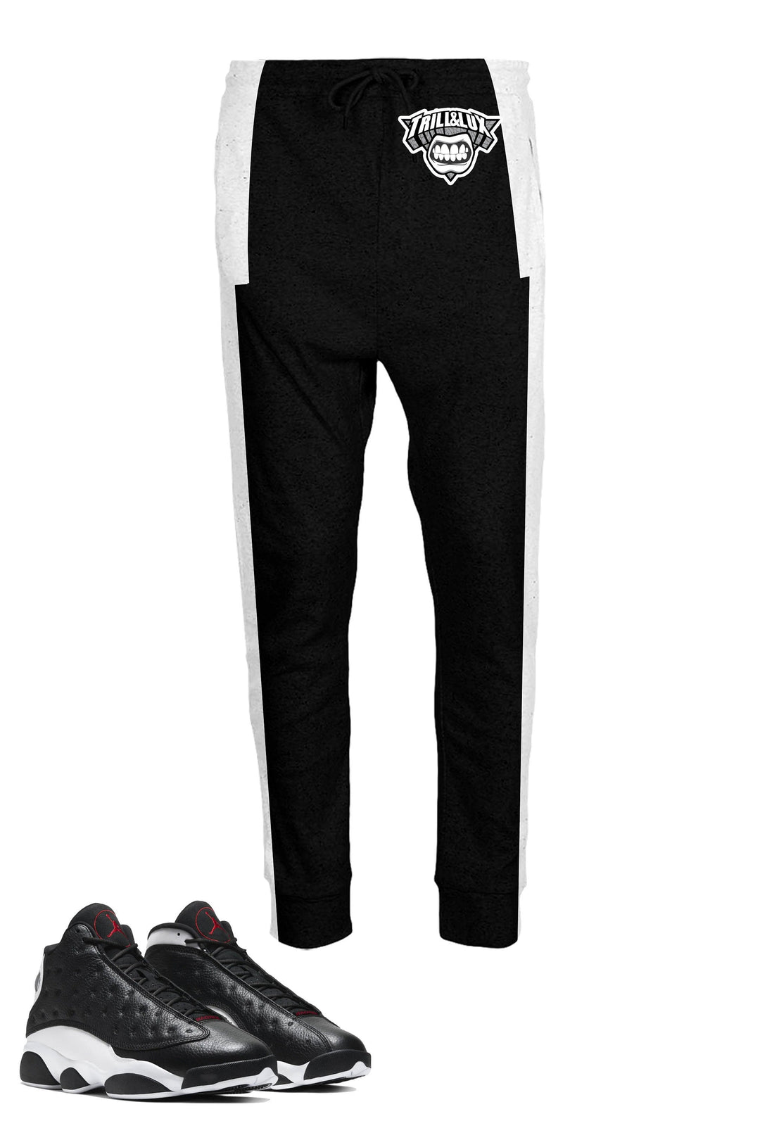 Trill Reverse He Got Game Jogging Suit | Retro Jordan 13 Colorblock  Jump Suit |