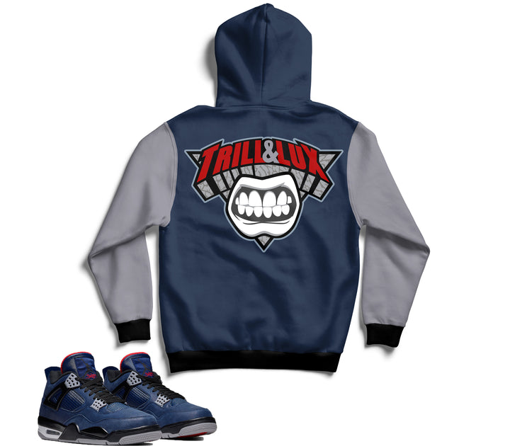 Trill and Lux | Air Jordan 4 Winterized inspired Jogging Suit | Colorblock Hoodie & Jogger |