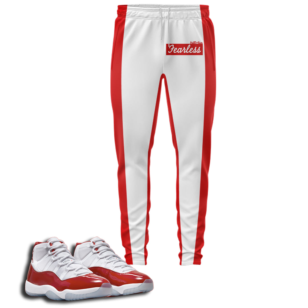 Fearless Jogger | Jordan 11 Cherry Red Inspired | Retro