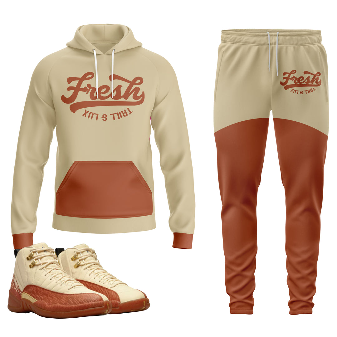 Fresh | Air Jordan 12 Eastside Golf Hoodie & Jogger Set