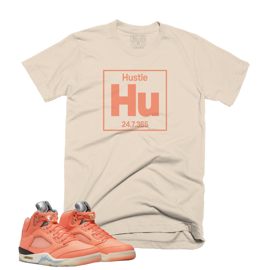Hustle Element Tee | Retro Air Jordan 5 Crimson Bliss T-shirt