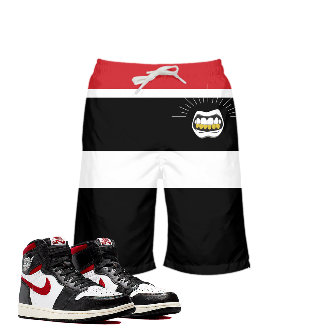 KIDS | OG Gym Red Shorts | Retro Jordan 1 Colorblock Boys