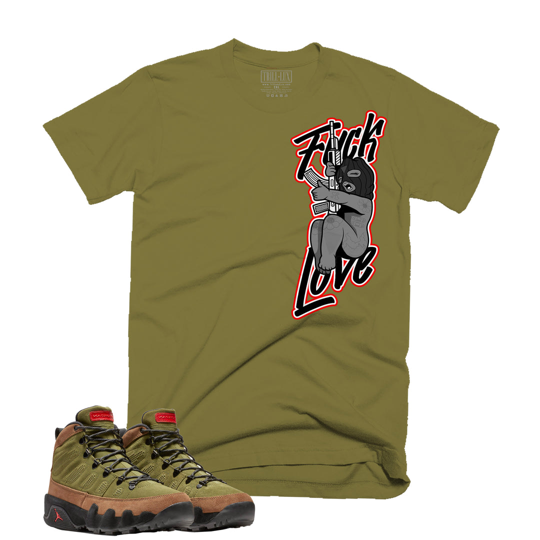 F Love Tee | Retro Air Jordan 9 (NRG Boots) Beef And Broccoli  T-shirt