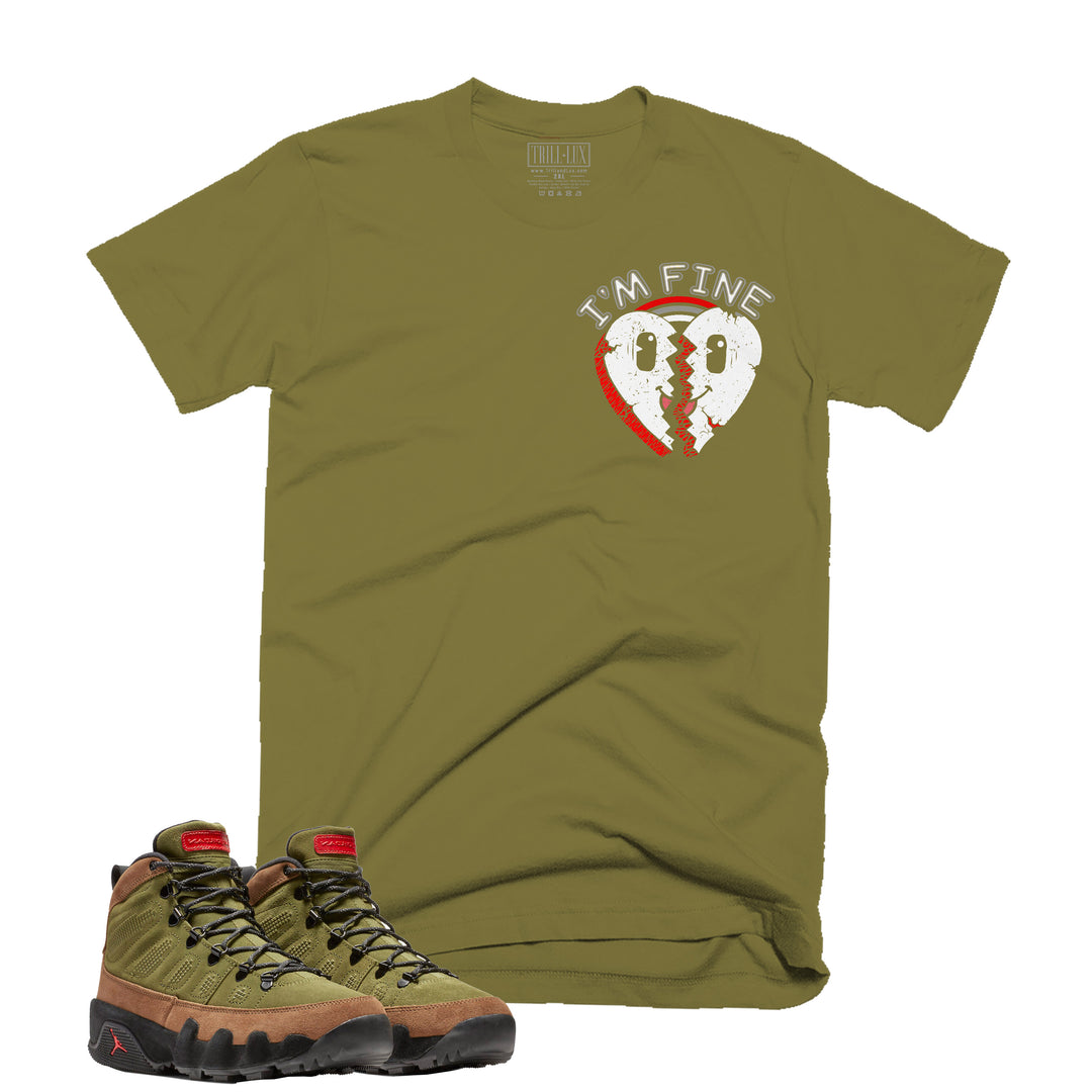 I'm Fine Tee | Retro Air Jordan 9 (NRG Boots) Beef And Broccoli  T-shirt