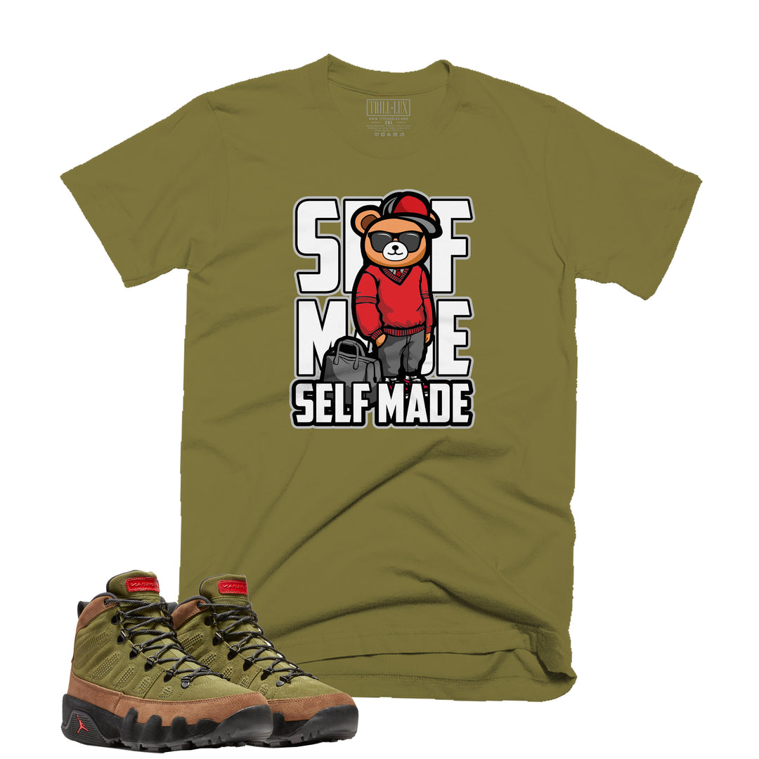 Self Made Tee | Retro Air Jordan 9 (NRG Boots) Beef And Broccoli  T-shirt