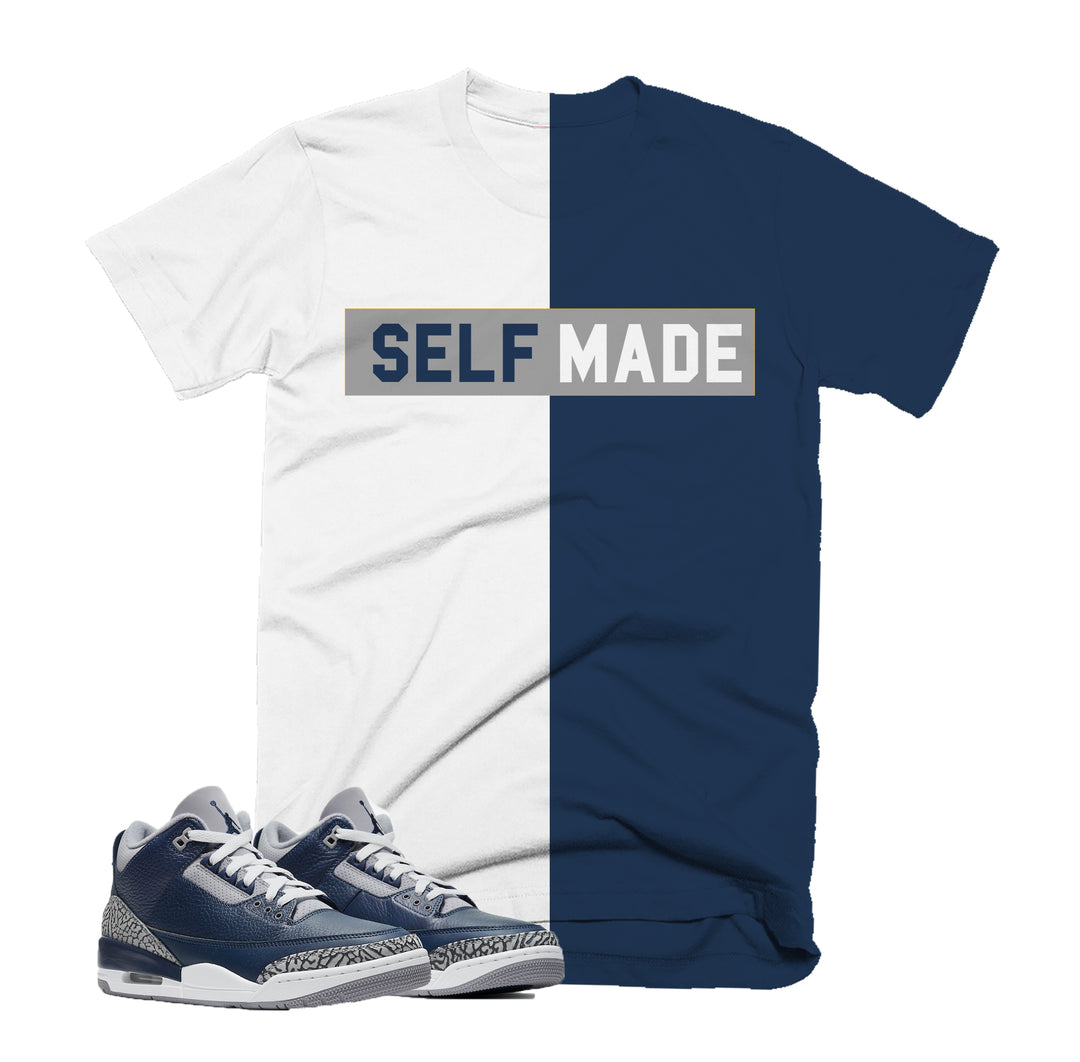 Self Made Tee | Retro Jordan 3 Midnight Navy T-shirt |